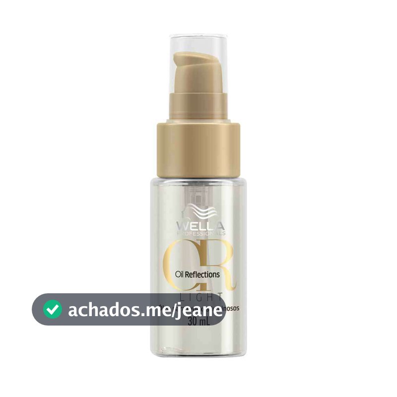 Óleo Capilar Oil Reflections Light Wella 30ml