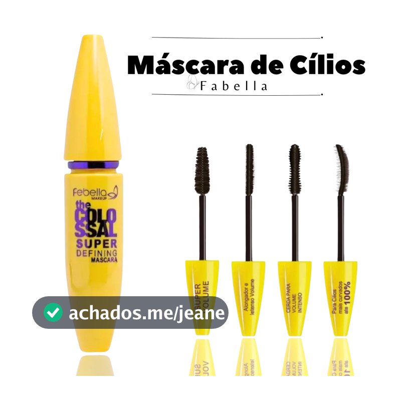 Máscara de Cílios Super The Colossal Febella Prova D'água
