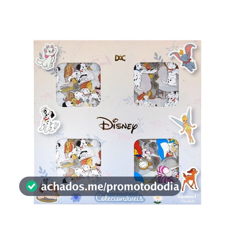 Caixa Adesivos Colecionáveis + 90 Und Disney Clássicos - DAC