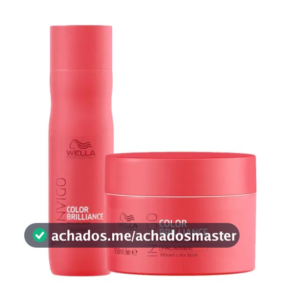 Kit Shampoo e Máscara Invigo Brilliance - Wella Professionals