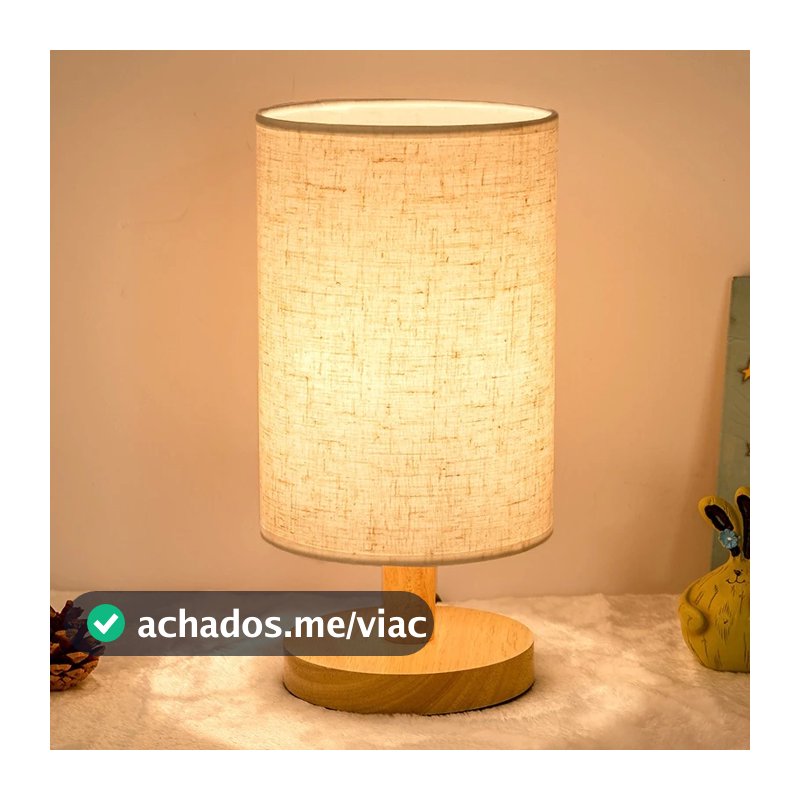 Lâmpada De Mesa De Madeira Moderna Alimentada Por USB Luz De Noite Para Iluminação Do Quarto abajur