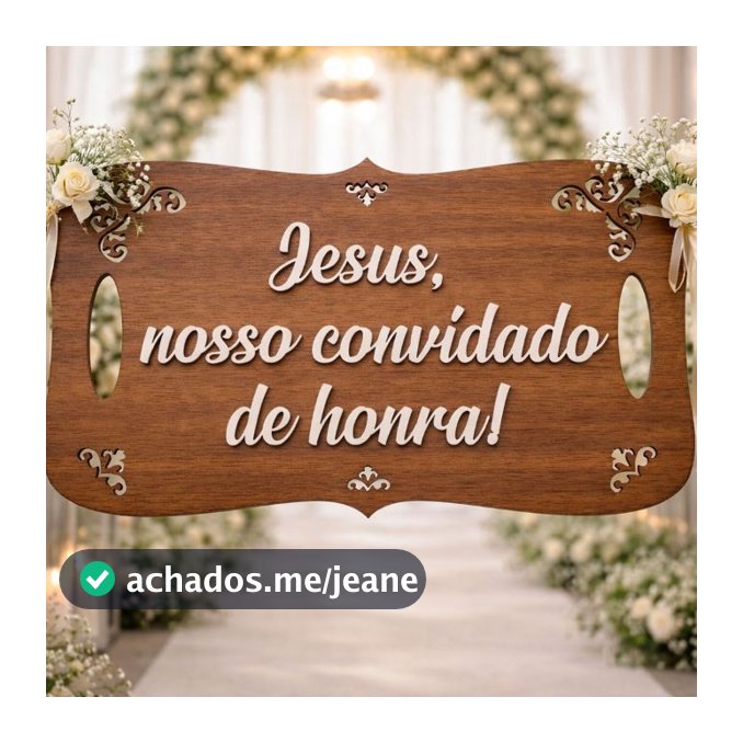 Plaquinha entrada Casamento MDF – Ideal para Pajem e Daminha, Placa Entrada da Igreja