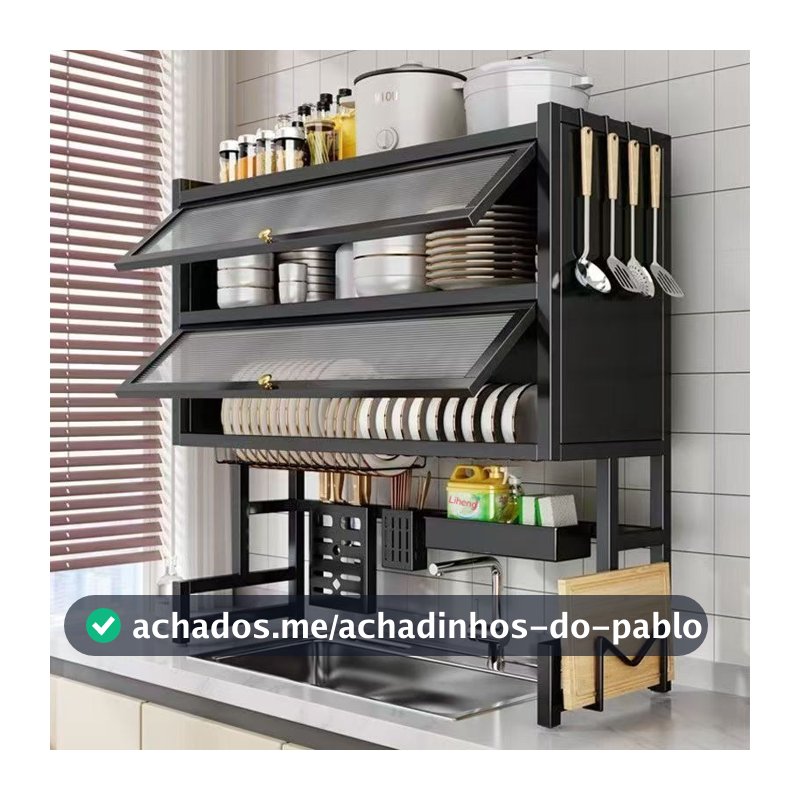 85cm Escorredor De Louça Suspenso Boutique   Kitchen Rack Aço Inoxidável Organizador Louça  Qualidade Pra Cozinha