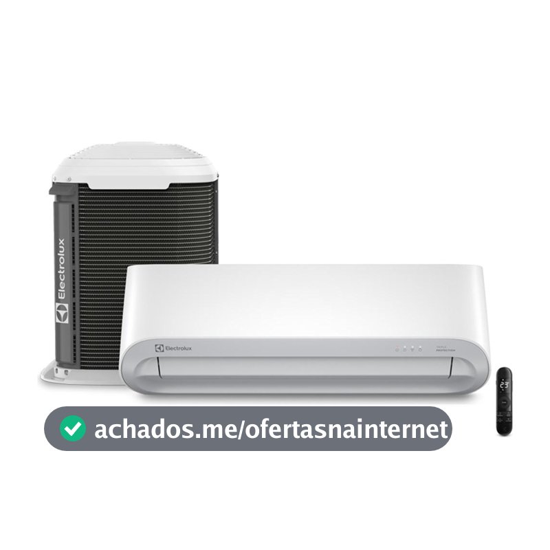 Ar Condicionado Split Electrolux Hi Wall Color Adapt Inverter 9.000 Btu/h Frio Monofásico Branco JI09F/JE09F 220V
