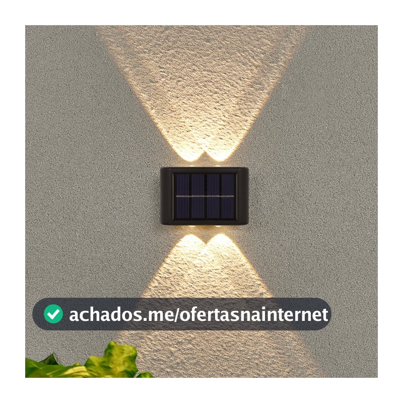 1/3/4  Pcs 4 lED À Prova D'água Para Jardim Muro e Varanda Luminária Solar De Parede Promoção