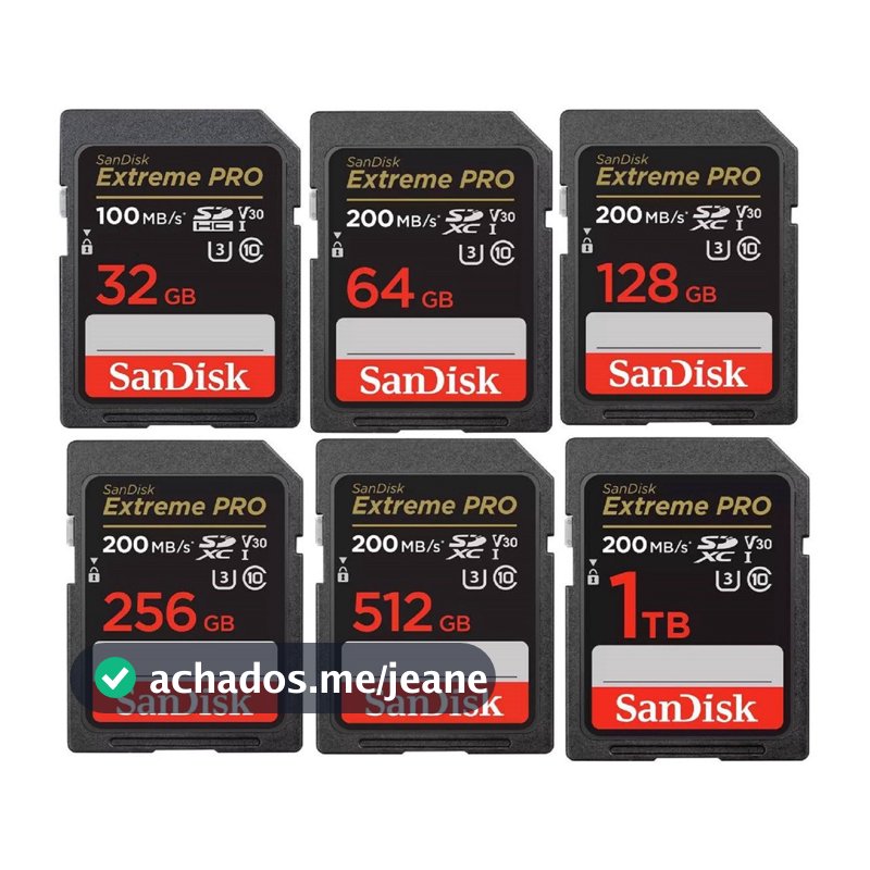 Extreme PRO SDXC Memory Card Classe 10 32GB/64GB/128GB/256GB/512GB/1TB  High Speed 200MB For   For Camera | Camcorders