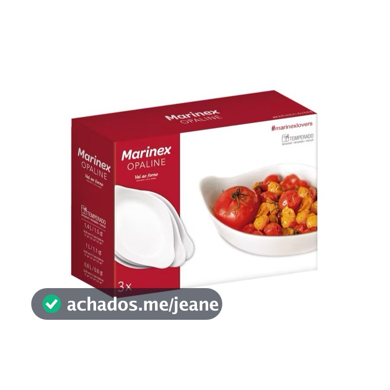 kit 3 assadeiras  opaline marinex Nadir .