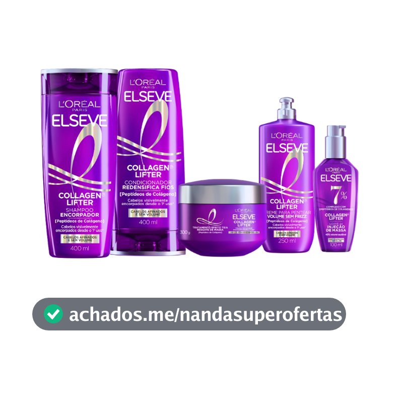 Kit Tratamento Completo L'oréal Paris Colágeno Lifter