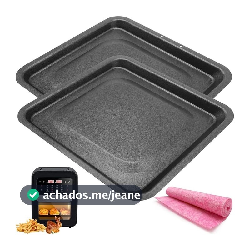 Air Fryer Oven Oil Drip Tray for Chefman 12 Quart 6-in-1 Air Fryer Oven, 2PCS Premium Air Fryer Oil Drip Pan Crumb Tray