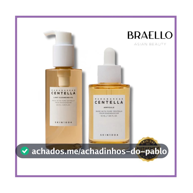 Kit SKIN1004 Centella Cleansing Oil + Ampoule Coreano