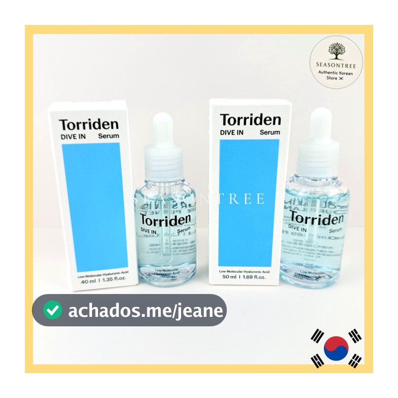 [Torriden] Soro De Ácido Hialurônico De Baixa Molécula Dive-In 50ml/50ml + Multi Pad 10 Folhas Especiais