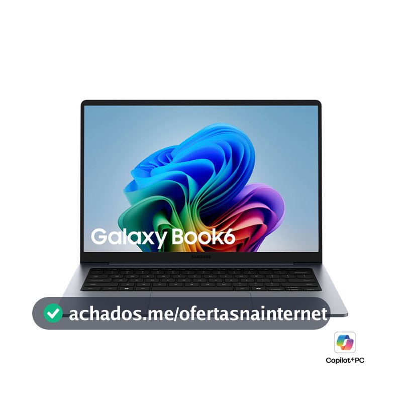 Notebook Samsung Galaxy Book6 14" Copilot+ PC, Windows 11 Home, Ultra 5, 16GB, 512GB SSD, 1.43 kg