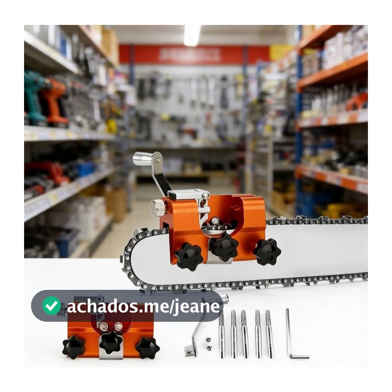 Kit Afiador De Motosserra Para Moto-serras com 5 cabeças