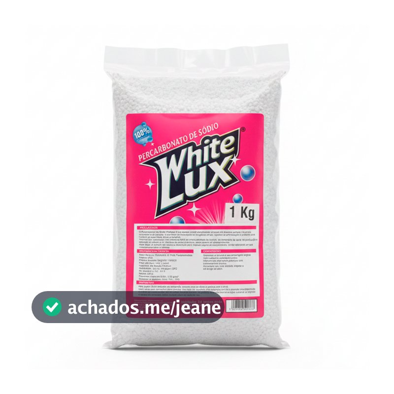 Percarbonato de Sódio Sem Cloro 100% Puro GranuladoTira Manchas Roupas Brancas e Coloridas Limpeza geral  500g 1kg 2kg 3