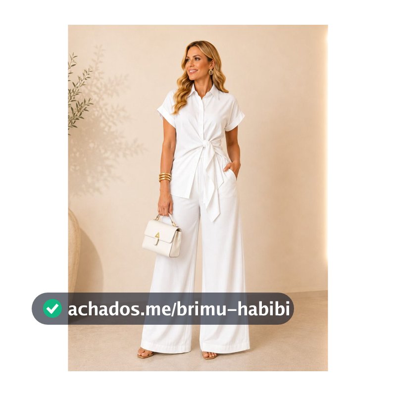 Conjunto Marrant Feminino Conjunto Alfaiataria Marrant Feminino Calça e Blusa Roupa Ano Novo Roupa Natal