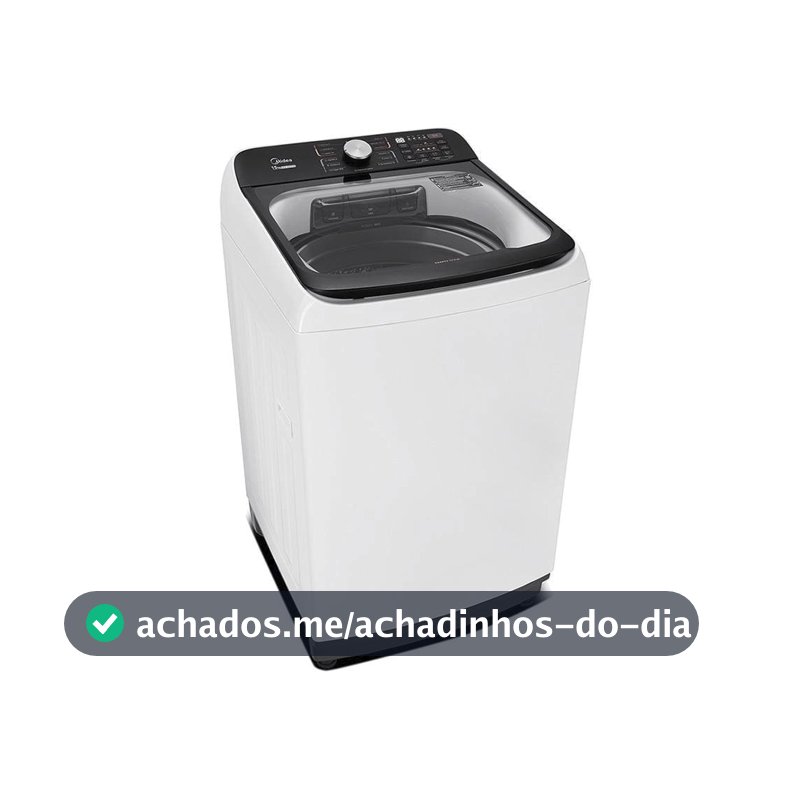Lavadora de Roupas Midea Wave Agitator 15kg MA512W150A