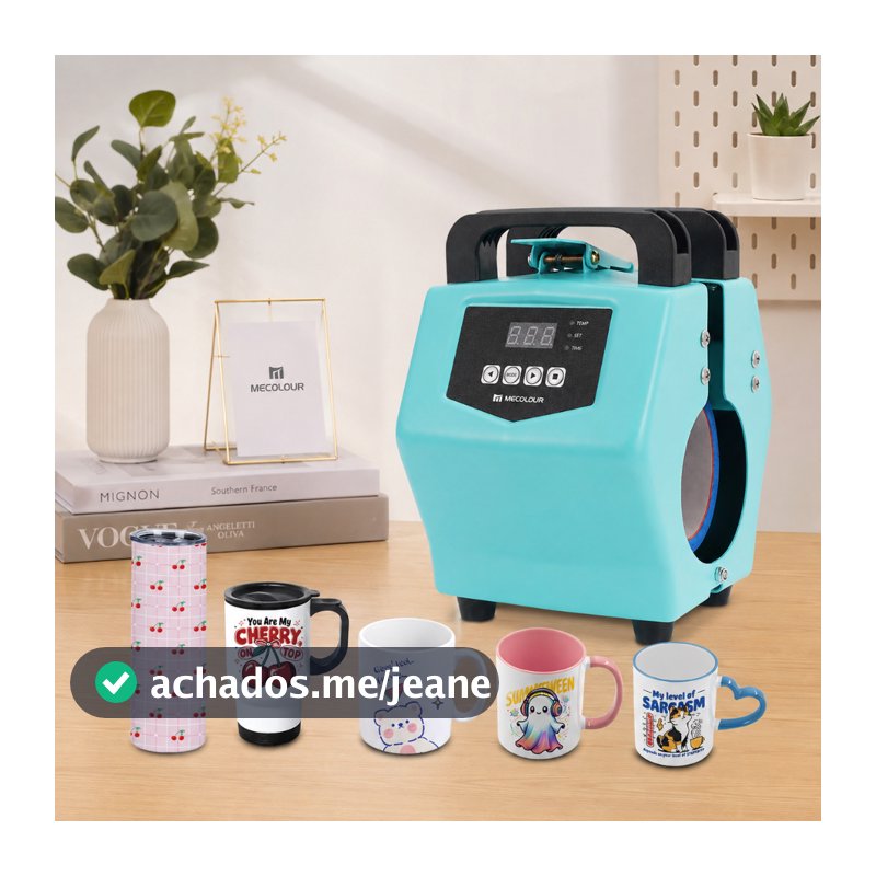 Prensa Térmica Canecas Sublimadora Transfer 11oz Portátil Prensa Térmica Canecas