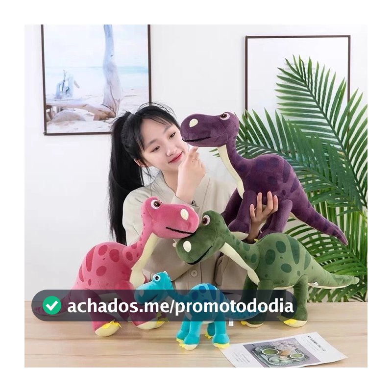 Pelúcia Dinossauro Arlo O Bom Dinossauro Personagem Desenho Filme Infantil 30cm Antialérgico