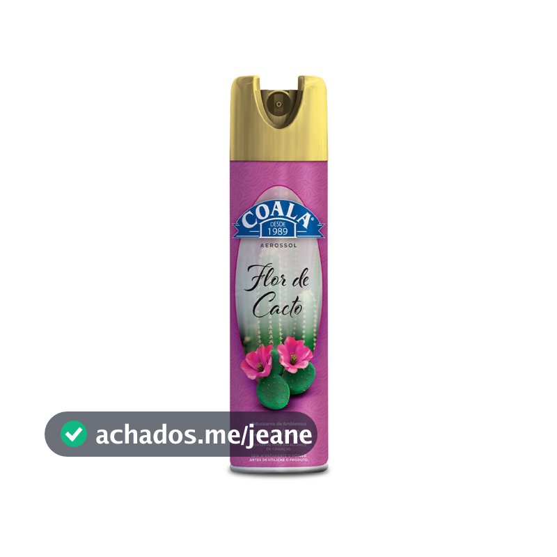 Odorizante de Ambientes Aerossol Coala - Flor de Cacto - 400 ml / 240g