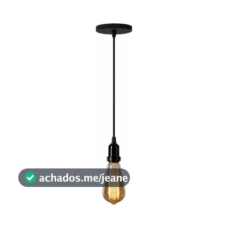 Luminária Pendente Moderna Regulável Com LED Filamento Decoração Sala Quarto Cozinha Elegante