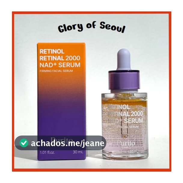 PURITO Retinol Retinal 2000 NAD+ Serum, 30mL