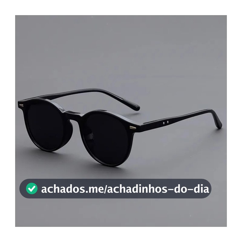 Óculos de sol redondos pequenos para homens e mulheres, proteção UV, proteção solar, moda ao ar livre, óculos para