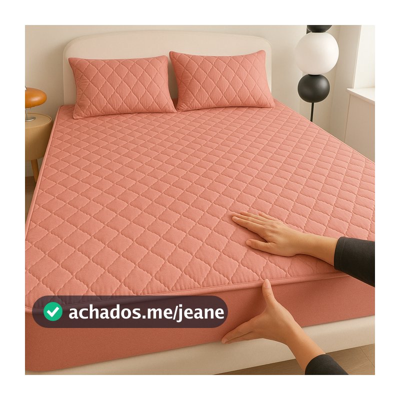 Protetor Impermeável Capa De Colchão Matelado Ultrassônico Com Elástico