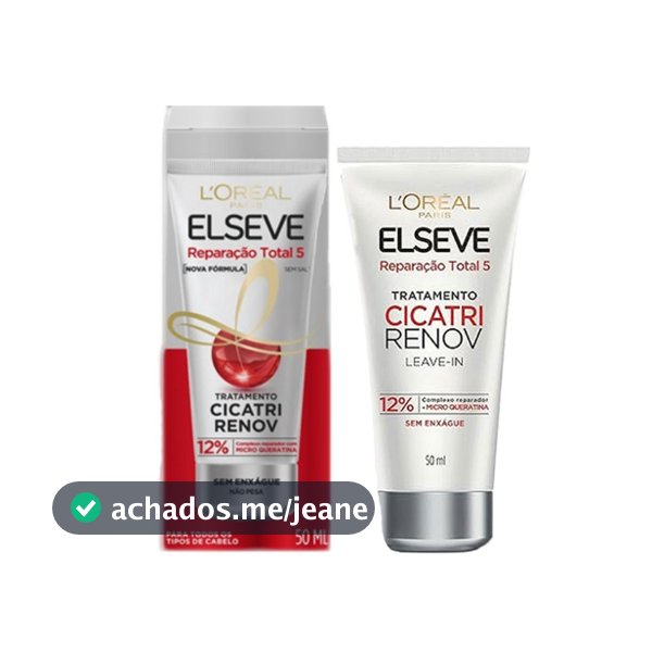 Leave-in de Tratamento L'Oréal Paris Elseve Cicatri Renov 50ml