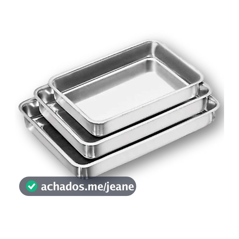 Jogo De Assadeira Forma de Bolo Retangular  Com 3 Peças - Padrão Tabuleiro Forma Para Biscoito, Forma de Rocombole