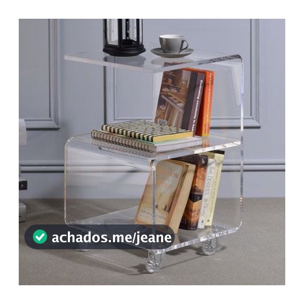 Mesa de Canto Vienna em Acrilico