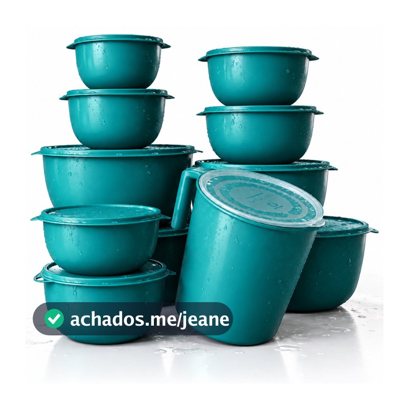 Kit 10 Bowl + Jarra Cozinha Saladeira Pote Marmitas vasilha