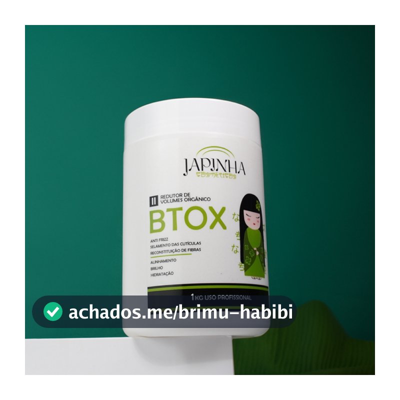 Japinha Btox Orgânico Vegano Profissional -Redução De Volume