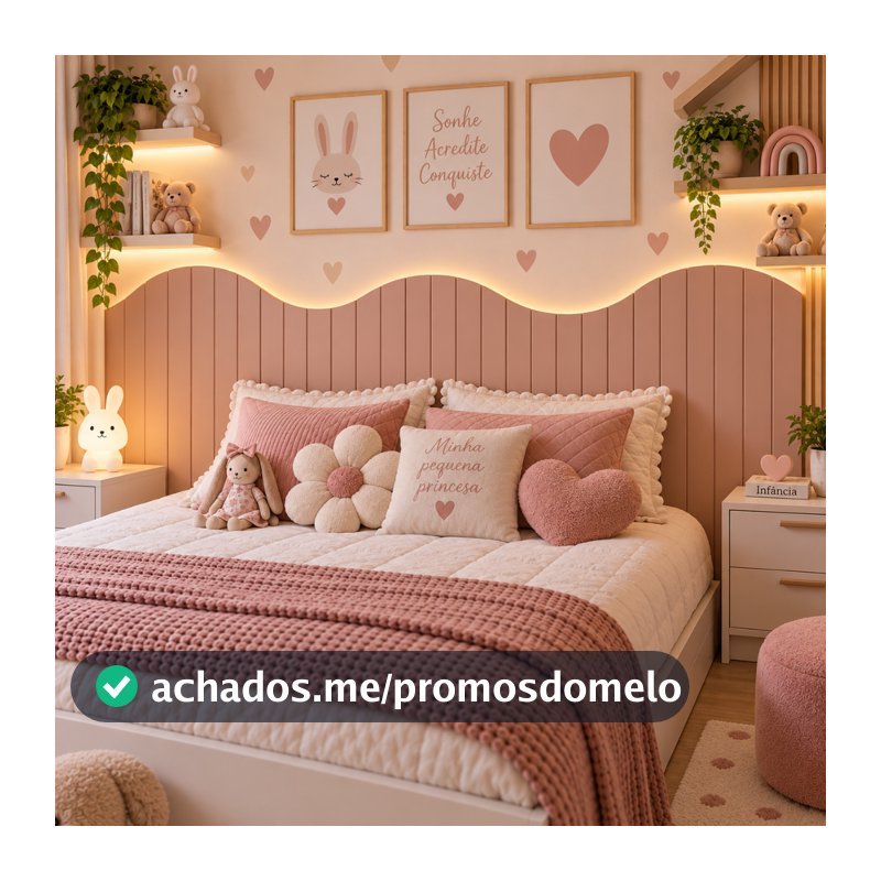 Painel Ondulado Decorativo 2,40m MDF Cru Cabeceira Parede Quarto Sala Infantil Ripado Orgânico Para LED 3 Placas
