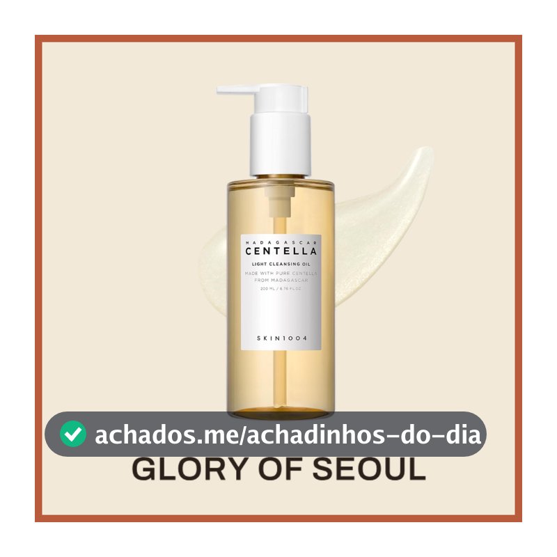 SKIN1004 Madagascar Centella Light Cleansing Oil 6.76 fl.oz, 200ml