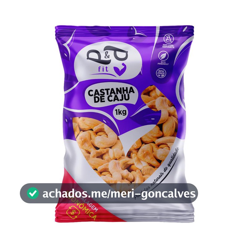 Castanha de Caju 1Kg (Com ou sem Sal) - P&P