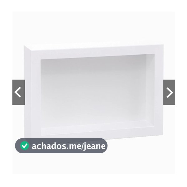 Nicho Para Banheiro E Cozinha Parede Shampoo Sobrepor 30x40cm