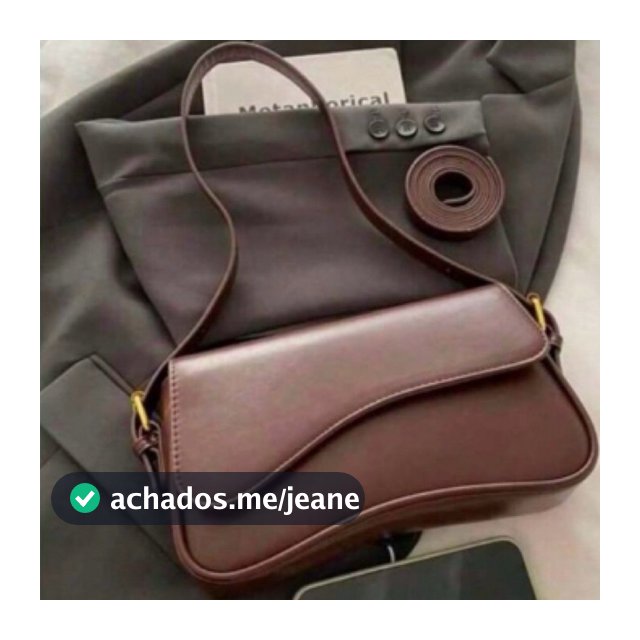 Bolsa Feminina Estilo Baguete De Ombro Alça Ajustável Delicada Vintage Lisa Viagem
