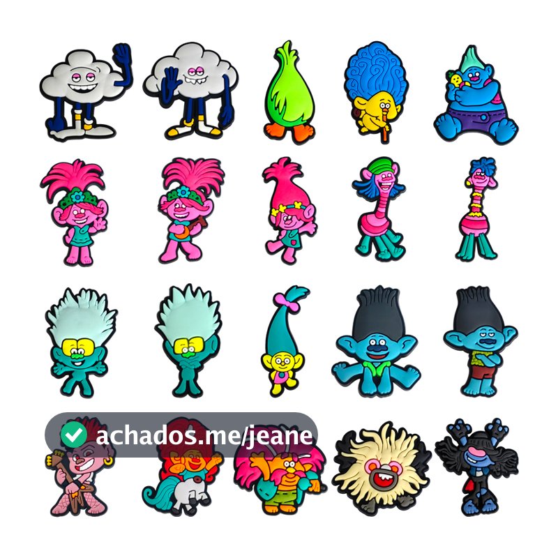 MEIDJ Encantos De Sapato 20 Estilos De Decorações Acessórios De PVC De Desenho Animado Com Botões