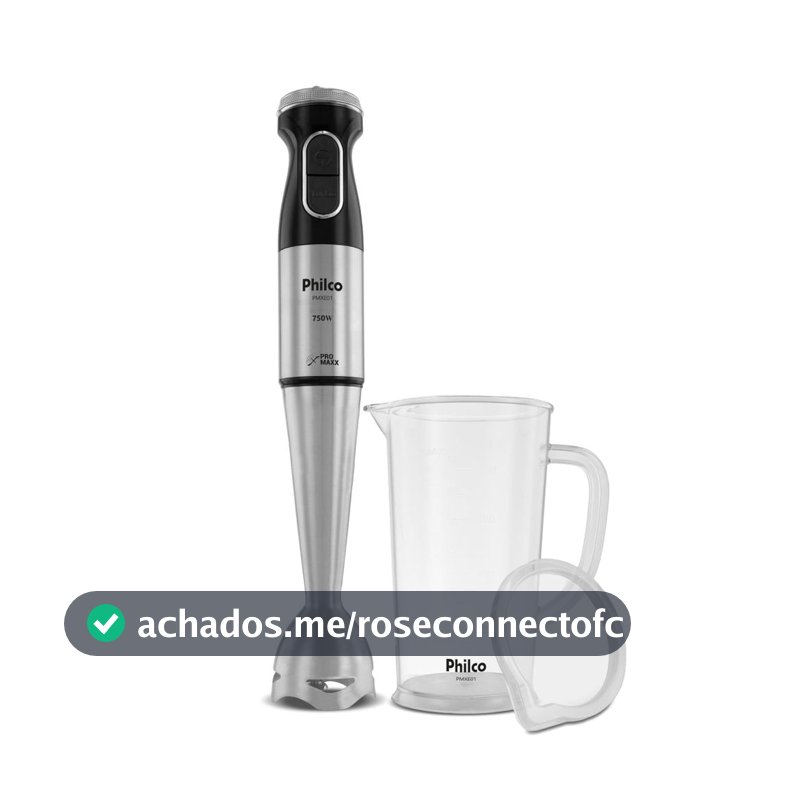 Mixer Philco Inox com Copo 1050ml 750W PMXE01