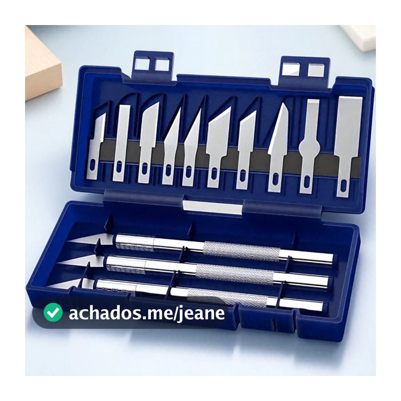 Kit de Estiletes de Precisão com 13 Peças (incluindo estojo magnético) - Ideal para artesanato e modelismo