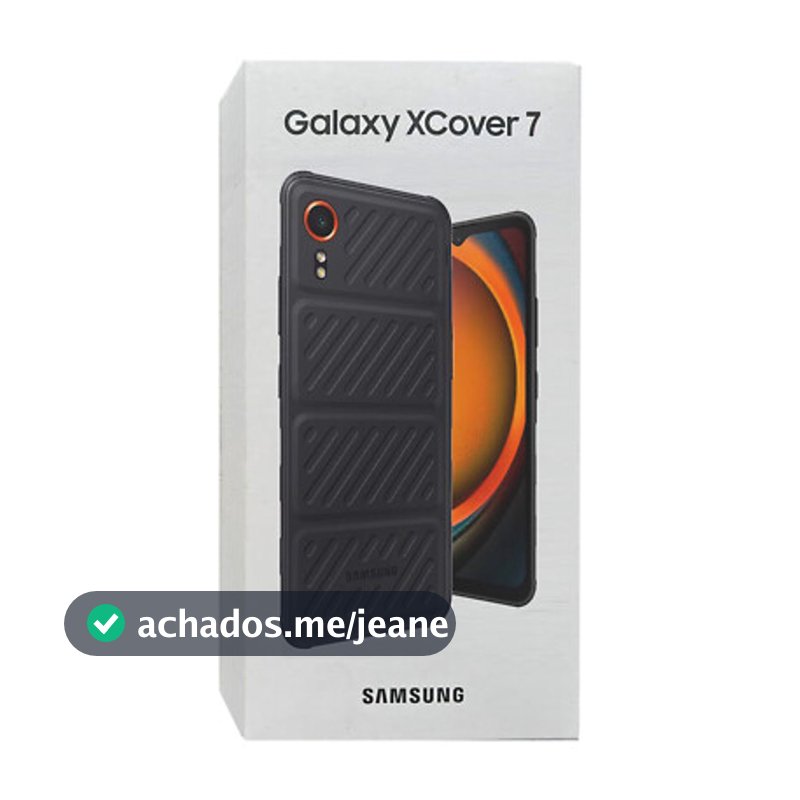 Smartphone Samsung Galaxy Xcover 7 5G 128GB 6GB RAM Tela 6.6" IP68 Preto