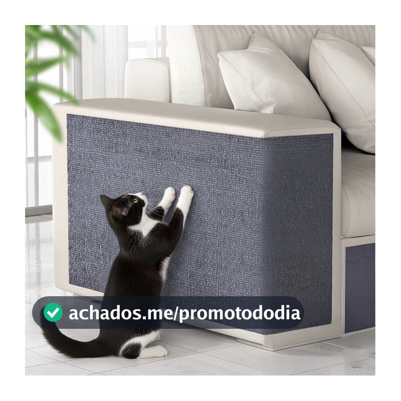 Arranhador Adesivo para Gatos Premium Protetor de Sofá e Cama Box - Carpete de Alta Qualidade