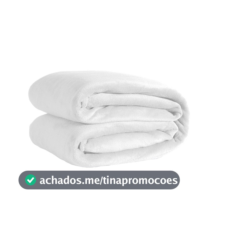 Manta Mantinha Cobertinha Microfibra Lisa Casal Soft Veludo 2,40x 1,80 Branca Cama Casal Sofá