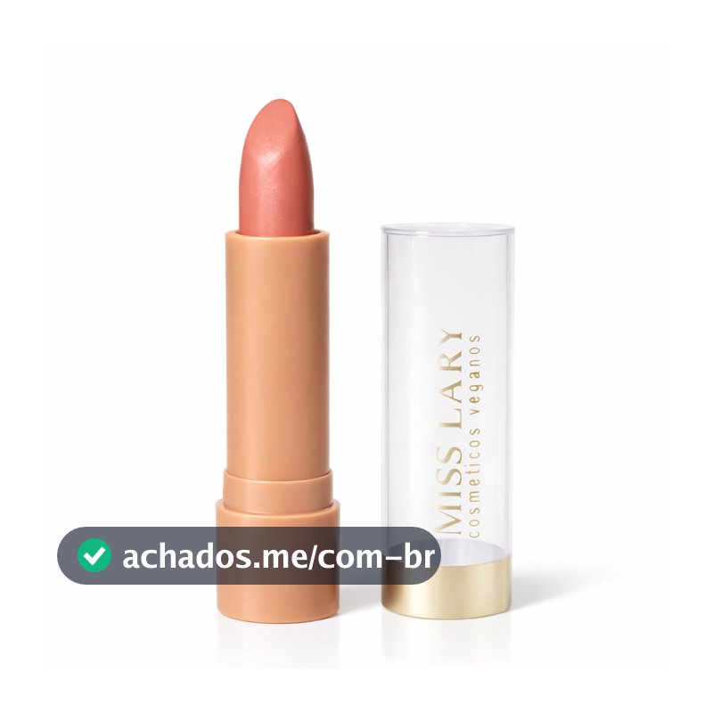 BATOM VEGANO CLASSIC MISS LARY - Acabamento Semi-Matte, Pigmentos de longa duração, Alta cobertura