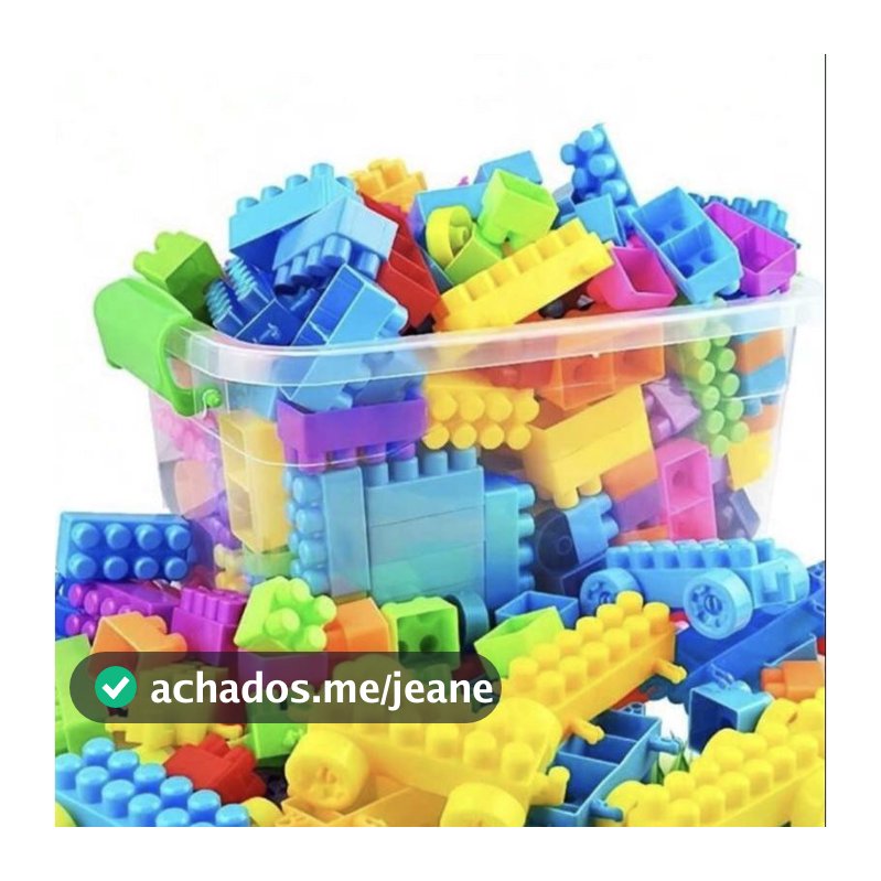 140 Blocos De Montar Super Coloridos Carrinho + Rodinhas - educacional