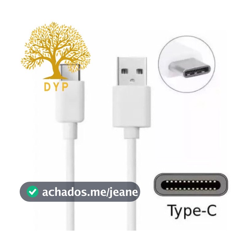 Cabo Usb V8/Tyep c/iPhone Dados Carregar Emborrachado 1.2metro