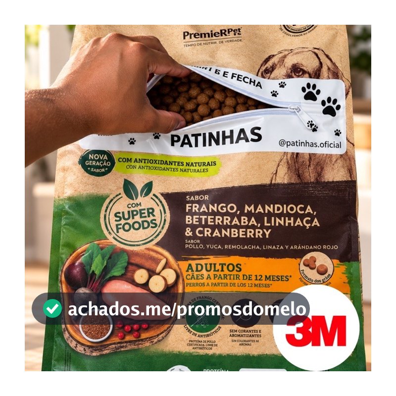 Zíper para Saco de Ração Zíper autocolante para saco de ração