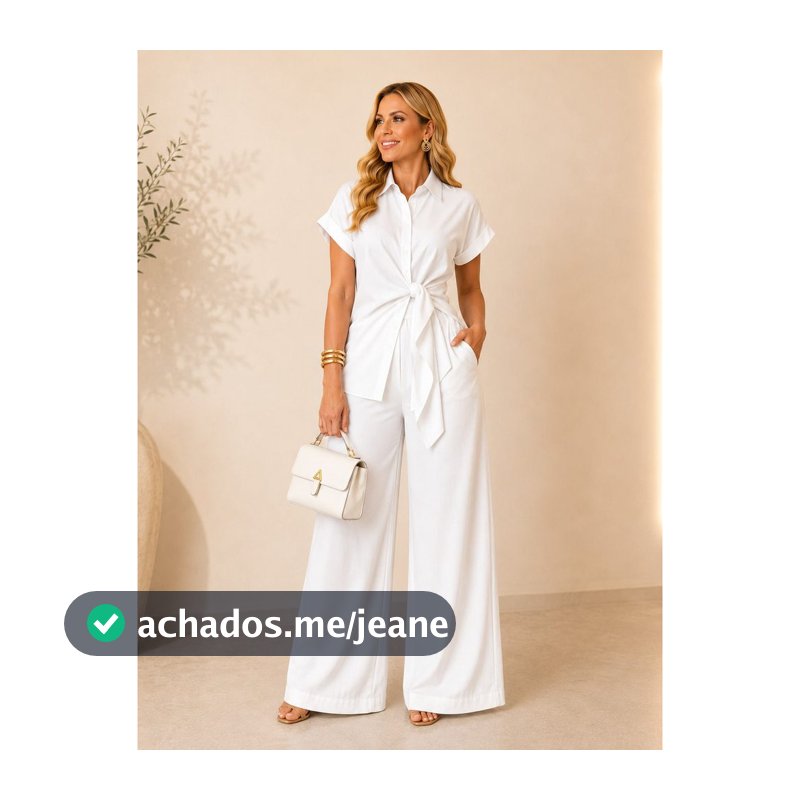Conjunto Marrant Feminino Conjunto Alfaiataria Marrant Feminino Calça e Blusa Roupa Ano Novo Roupa Natal
