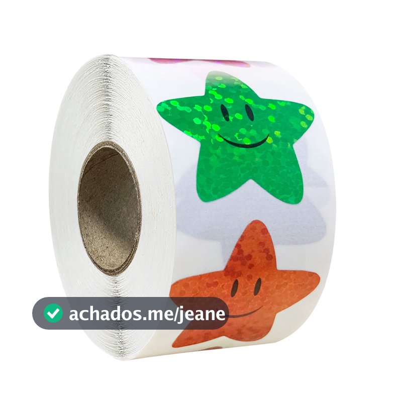 Rolo De Adesivos De Recompensa Sorridente (500 Unidades 2.5 Cm)-Etiquetas De Decoração De Sala De Aula-Fofas E Motivacio