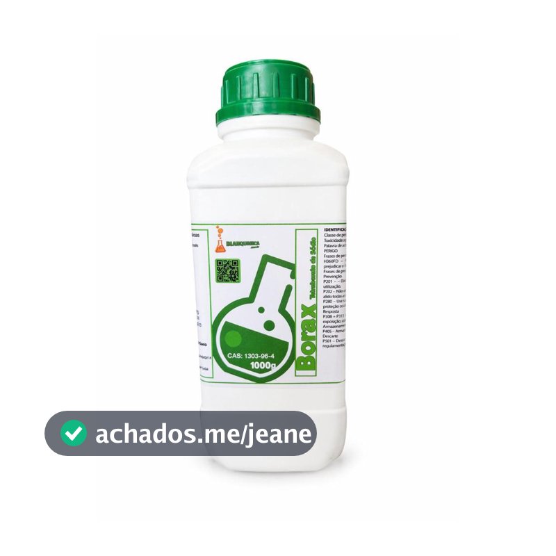 Borax - Tetraborato de sódio - 1kg
